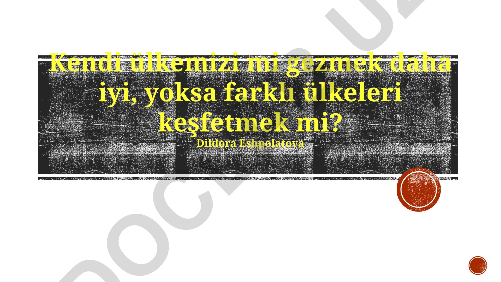 Yurt içi ve yurt dışı seyahatlerin karşılaştırması