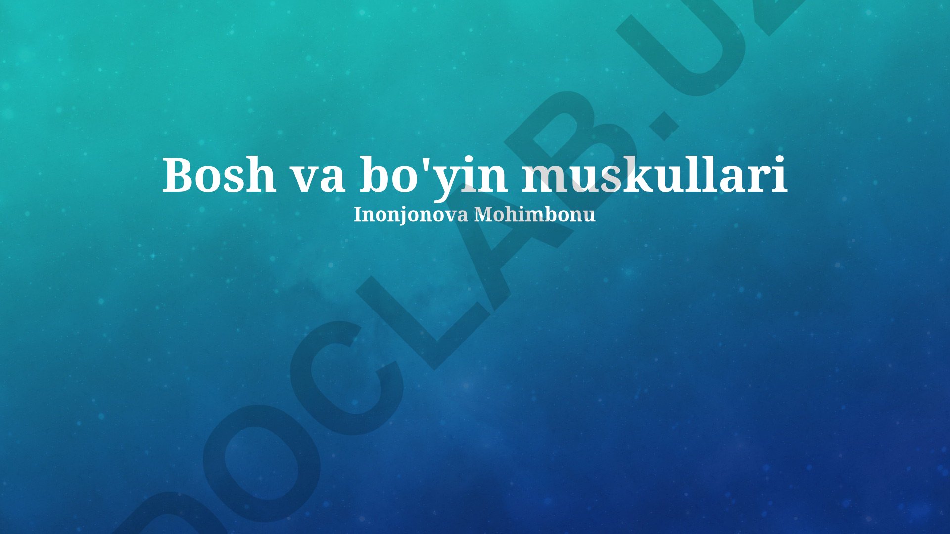 Bo'yin va yelka mushaklarining anatomiyasi, kasalliklari va funktsiyasi