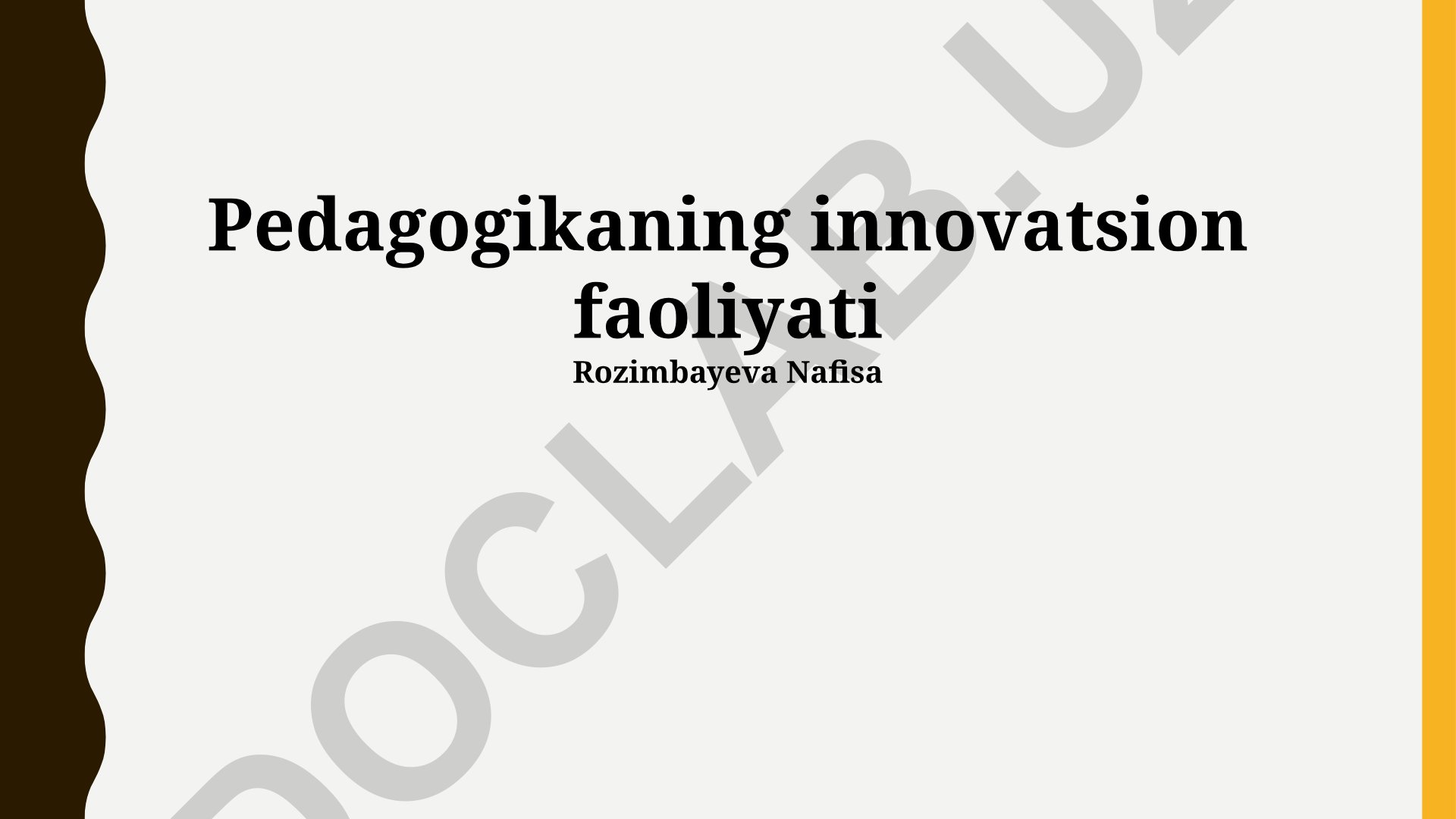 Pedagogikada innovatsion yondashuvlar va zamonaviy texnologiyalar