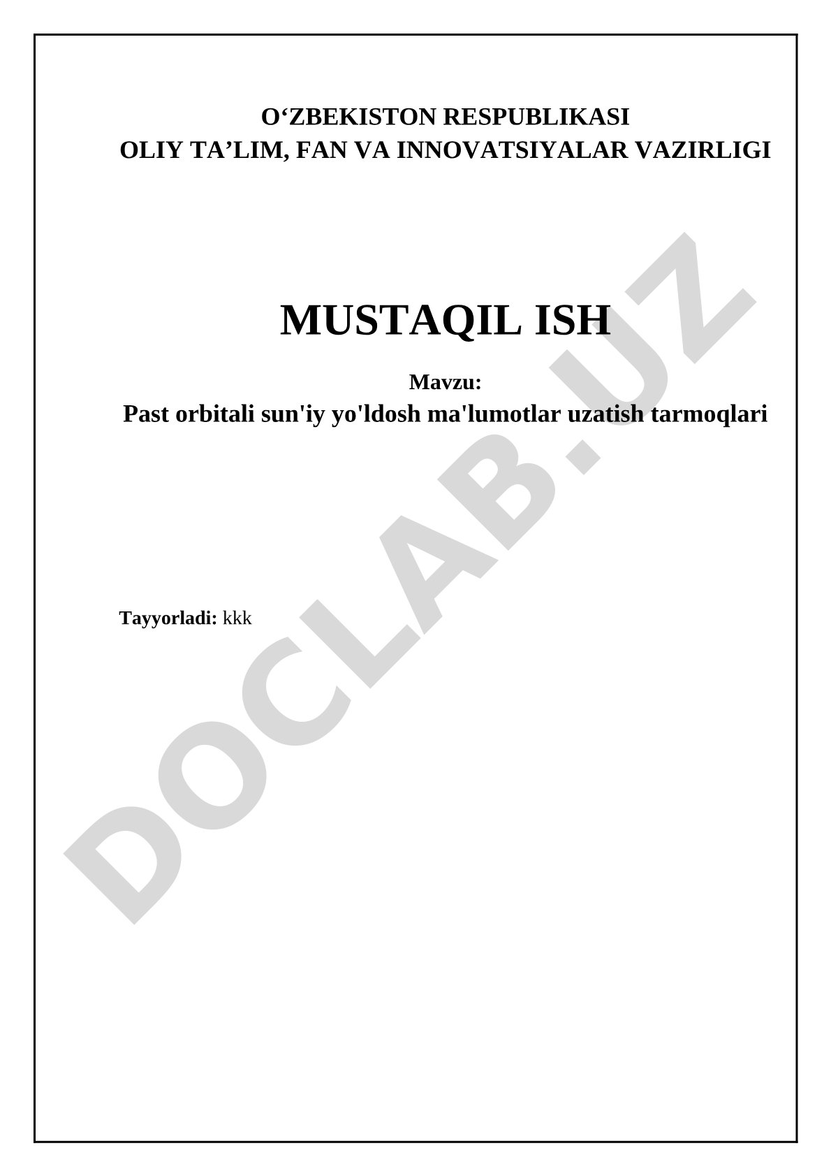 Past orbitali sun'iy yo'ldosh ma'lumotlar uzatish tarmoqlari