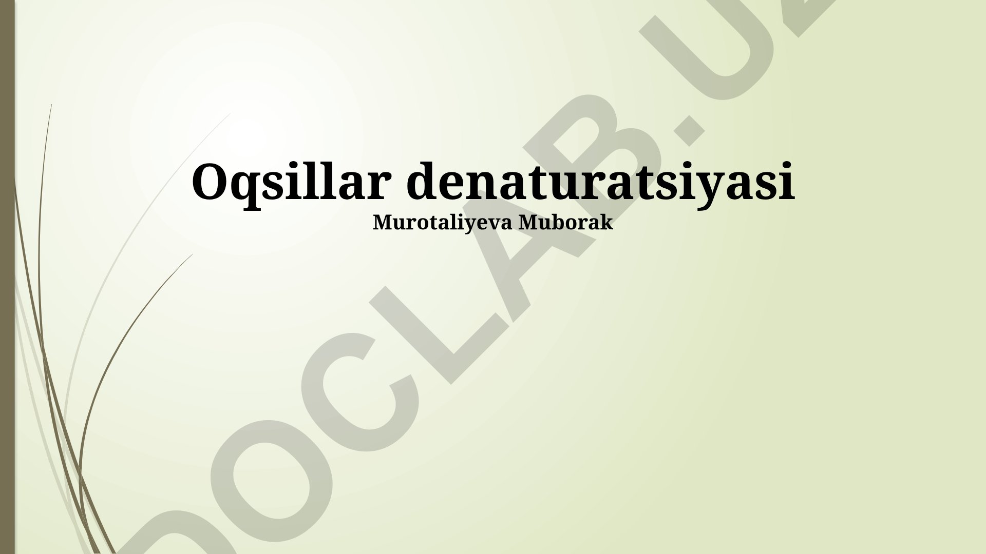 Oqsil denaturatsiyasi: ta'rif, mexanizmlar va amaliy qo'llanilishi