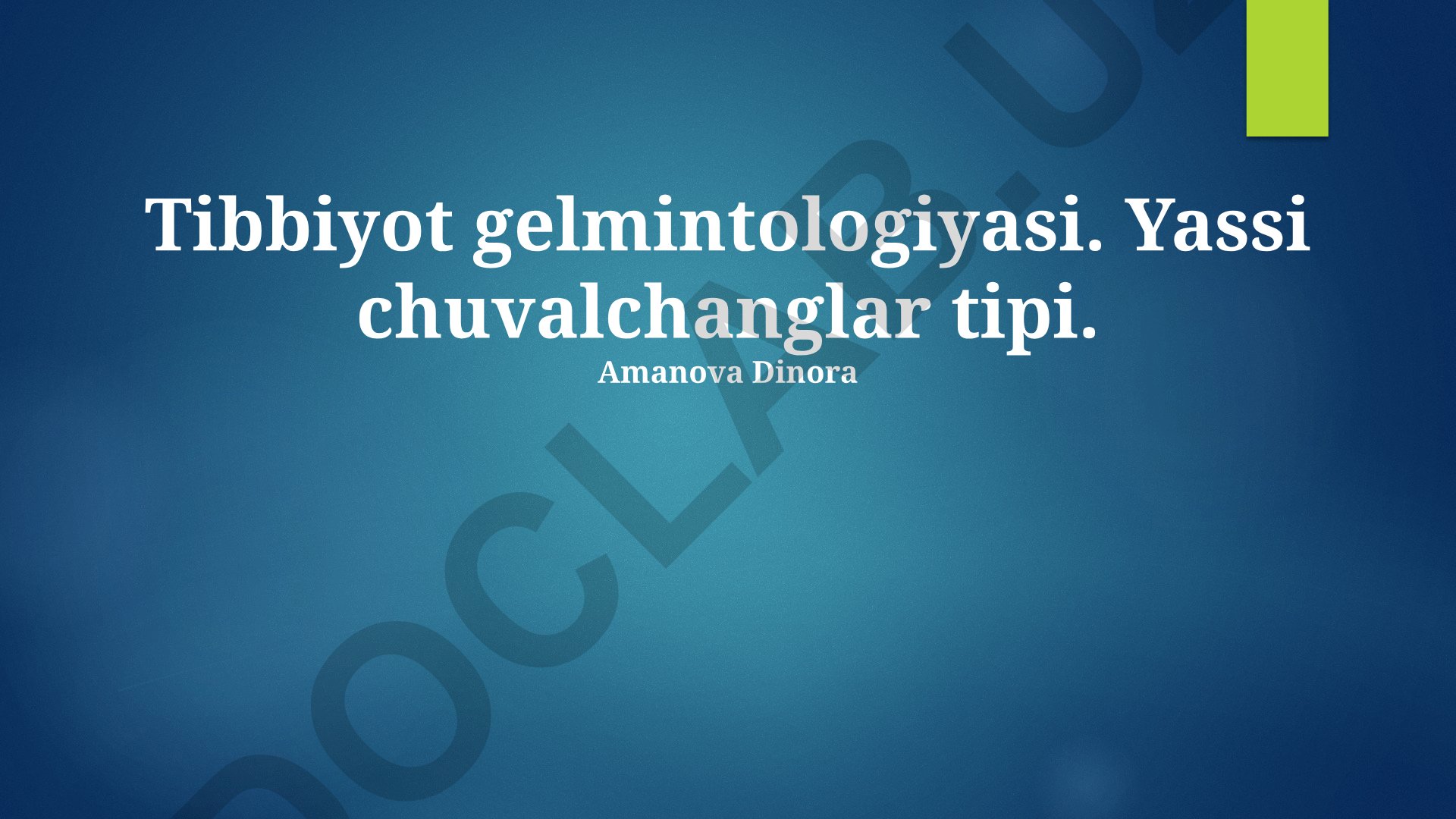 Yassi chuvalchanglar tipi: profilaktika, diagnostika va davolash usullari