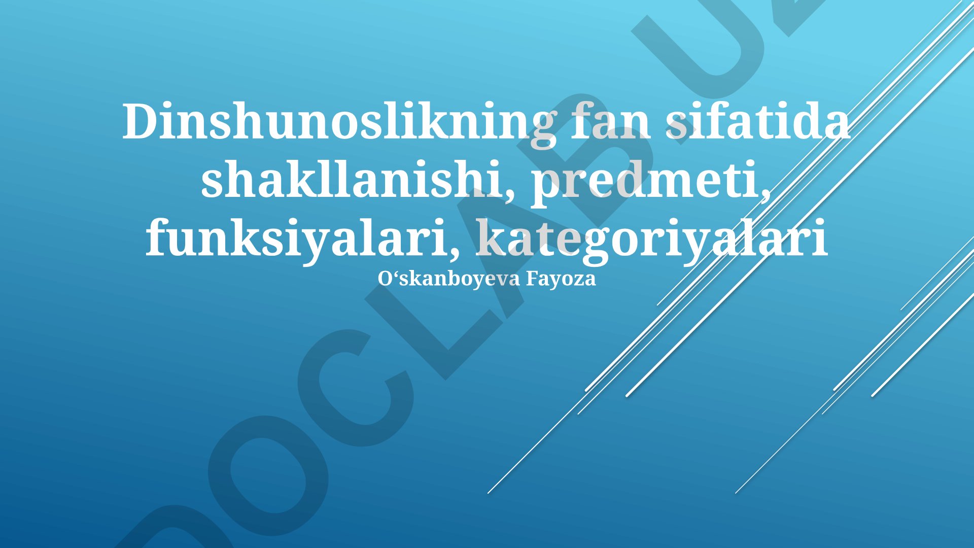 Huquqiy fanning shakllanishi, predmeti va funksiyalari