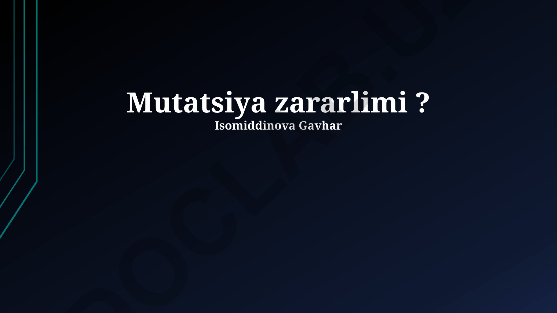 Mutatsiyalar zararlimi? Mutatsiyalar turlari va ta'siri
