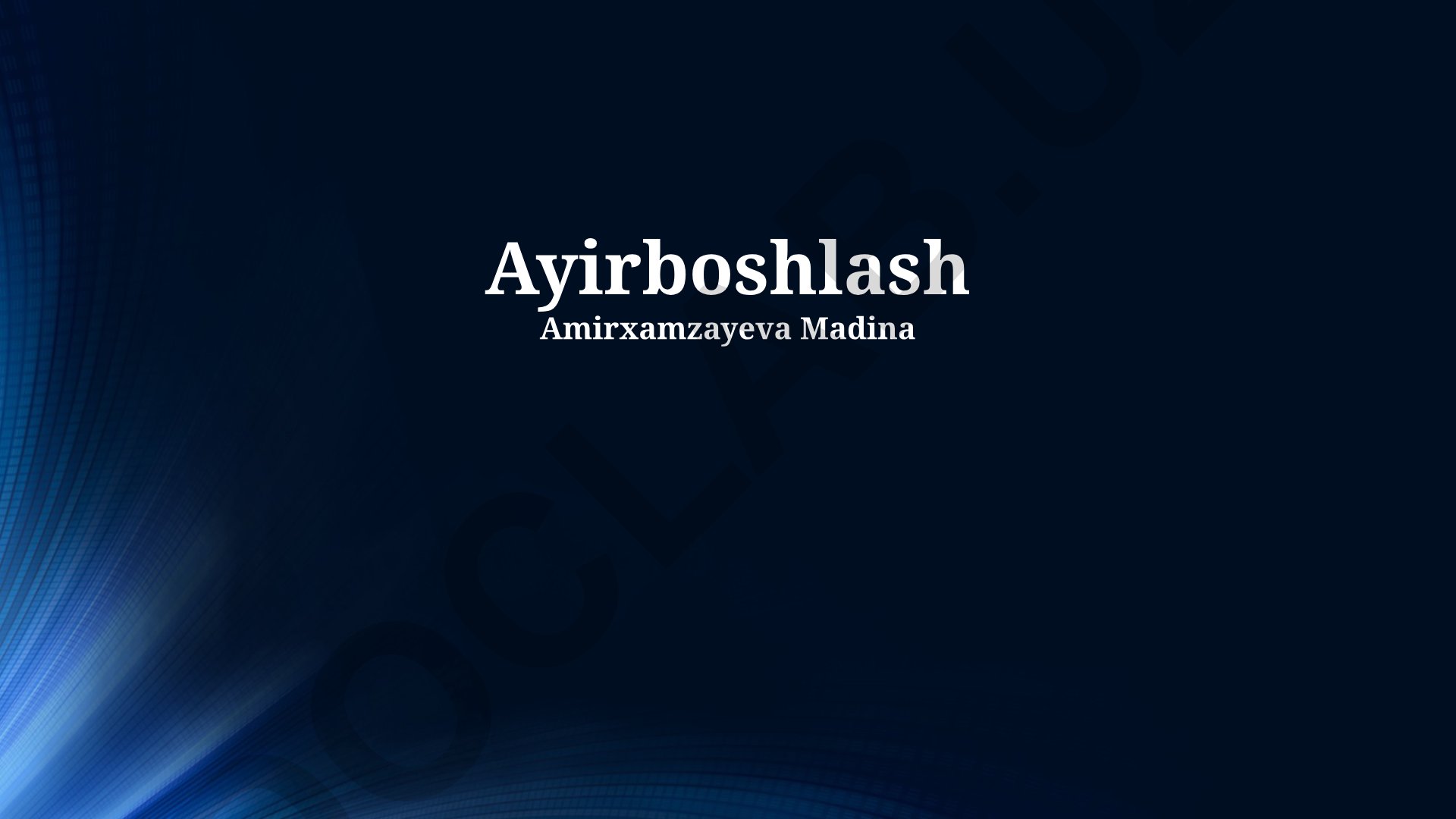 Almashinuv mexanizmlari, tushunchalari va xavflari