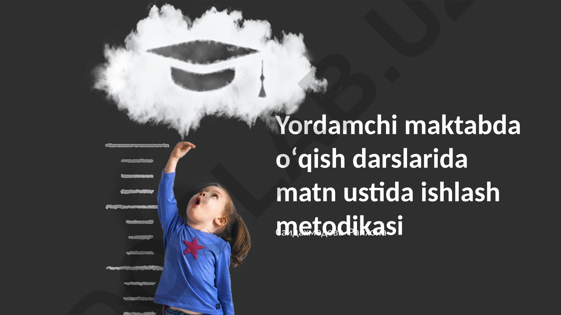 Yordamchi maktabda oʻqish darslarida matn ustida ishlash metodikasi