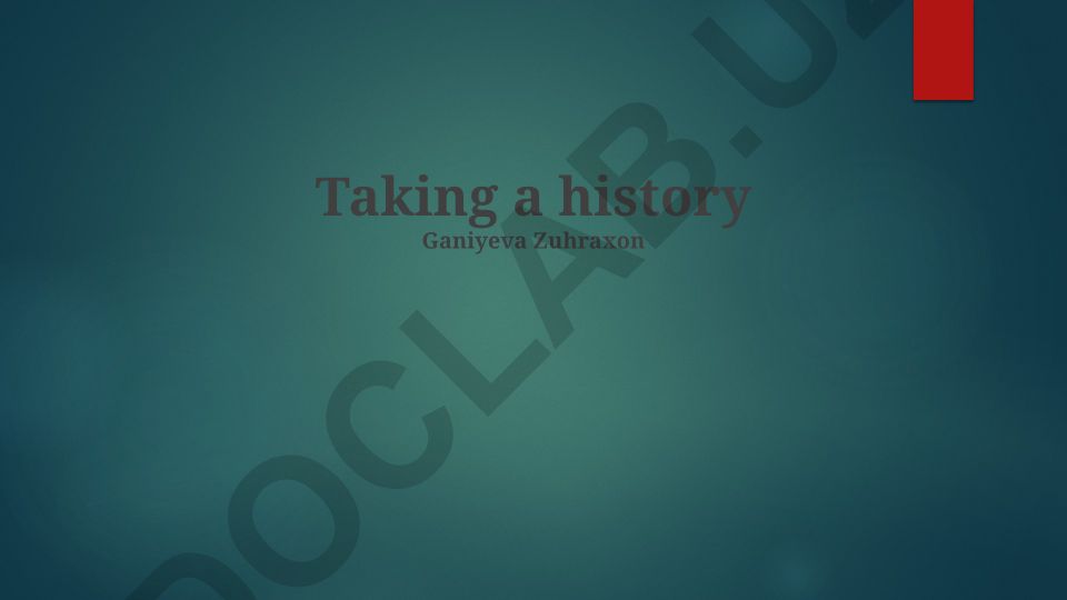 Essential Components and Techniques of Patient History Taking