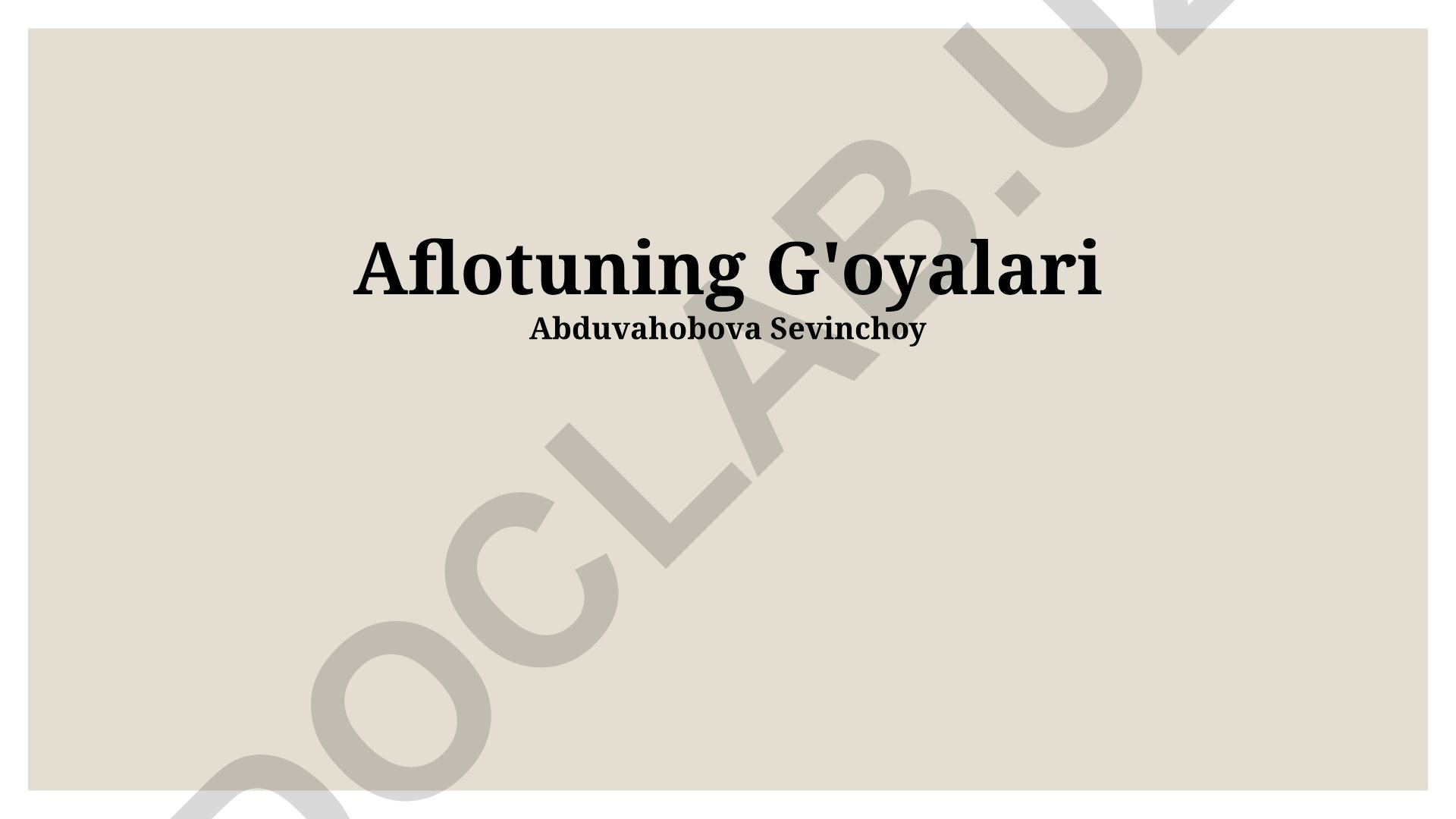 Aerotuningning asosiy tamoyillari va innovatsion g'oyalari