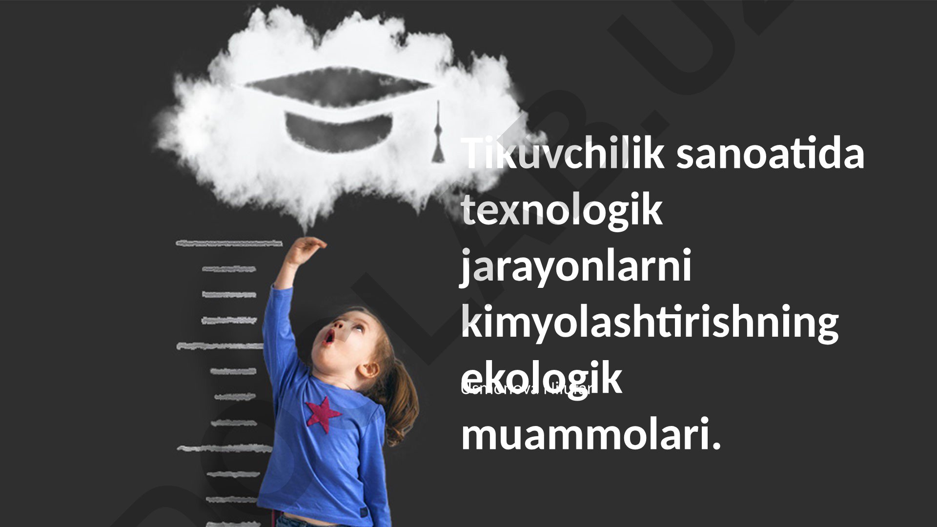 Tikuvchilik sanoatida texnologik jarayonlarni kimyolashtirishning ekologik muammolari