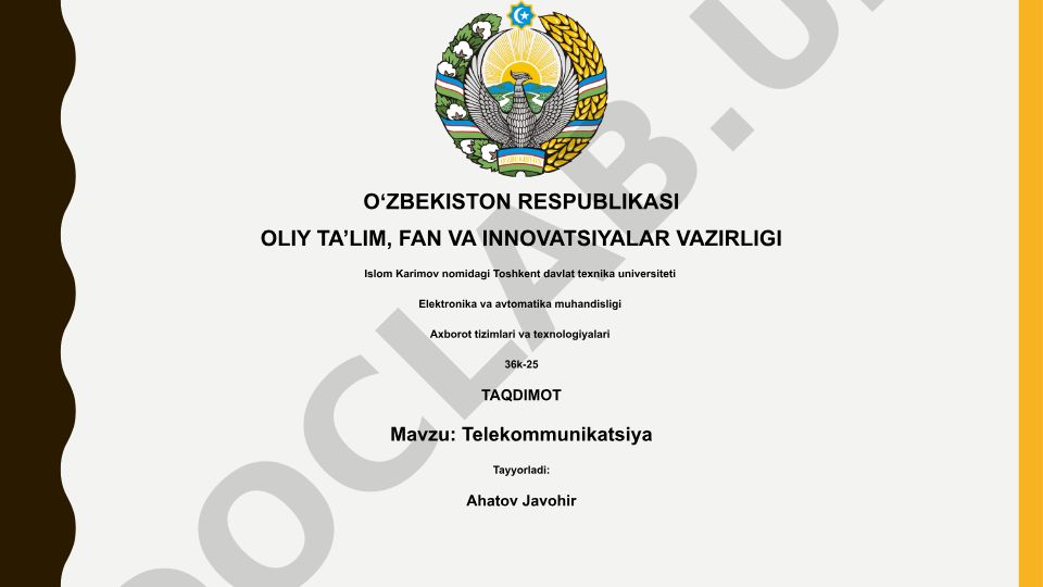 Telekommunikatsiya