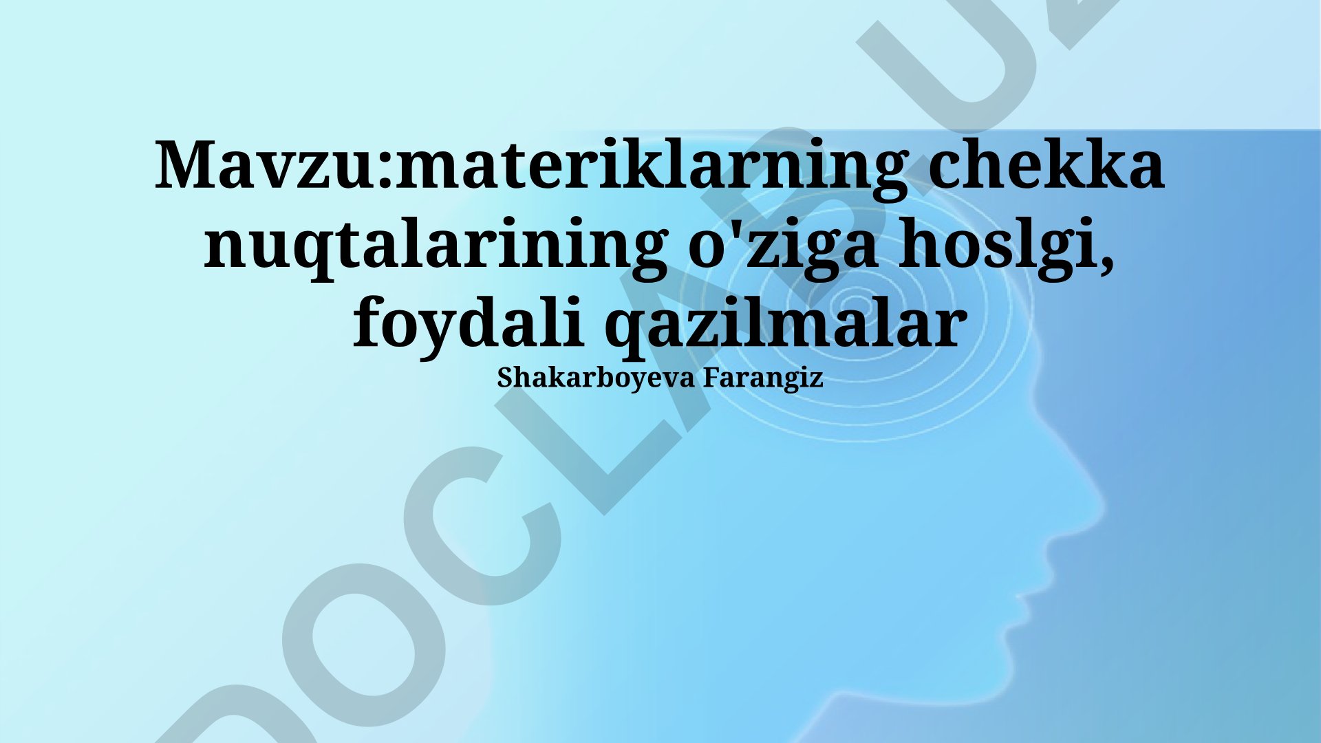 Materiklarning chekka nuqtalarining o'ziga hosligi, foydali qazilmalar