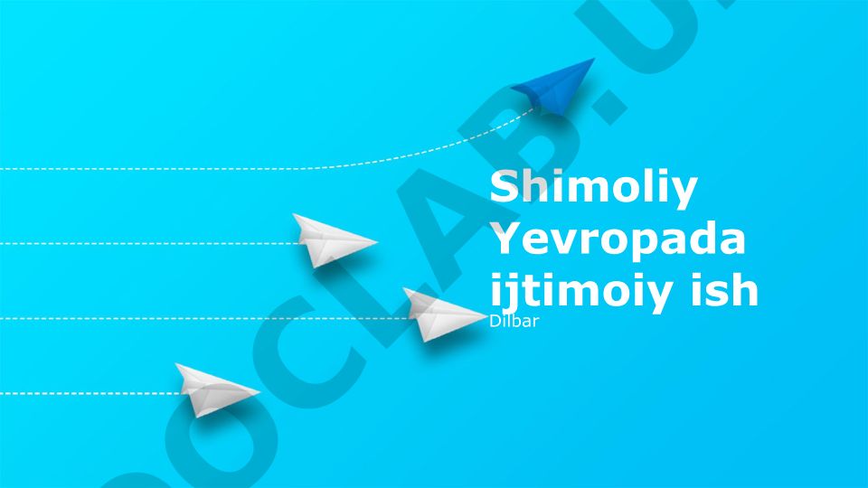 Shimoliy Yevropada ijtimoiy ish amaliyoti va yangiliklari