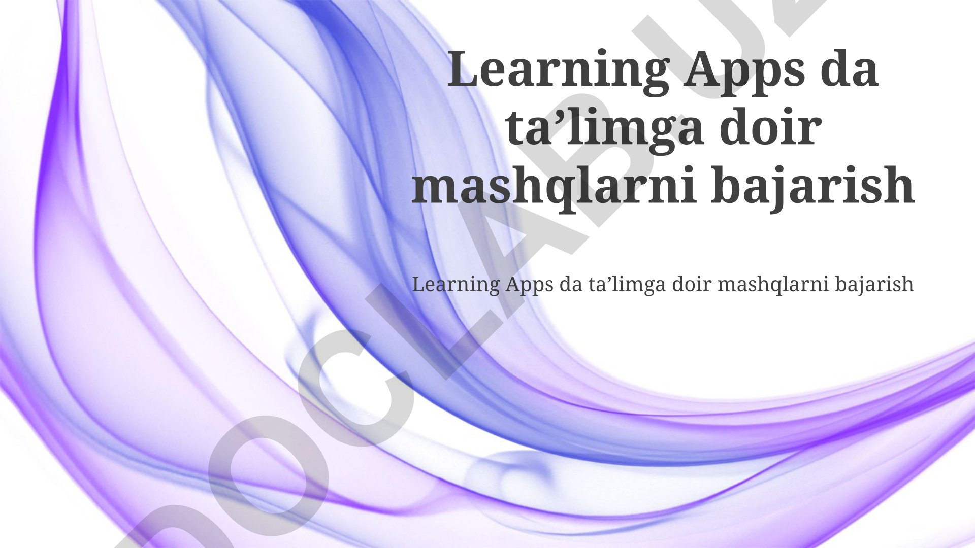Ta'lim mashqlarini bajarish uchun ilovalar va ularning samaradorligi