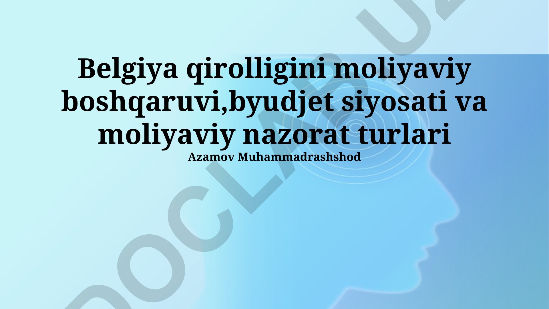 Belgiya qirolligini moliyaviy boshqaruvi, byudjet siyosati va moliyaviy nazorat turlari