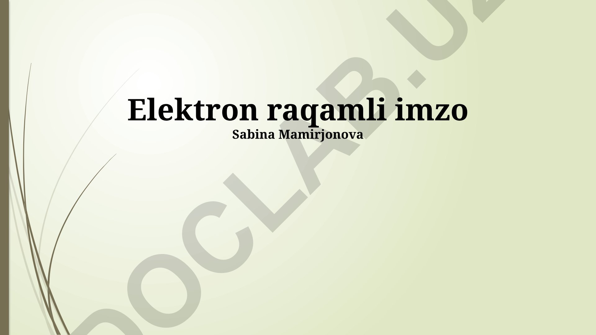 Elektron raqamli imzoning mohiyati, xavfsizligi va texnologiyalari
