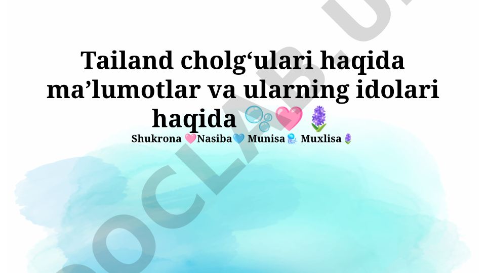 Tailand musiqa madaniyati va anʼanaviy cholgʻular