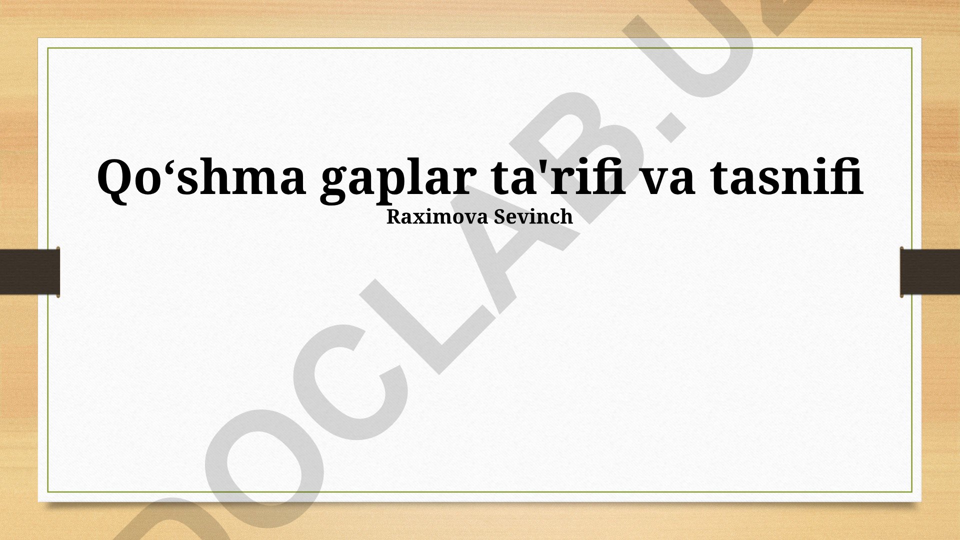 Murakkab gaplar ta'rifi, turlari va tahlili
