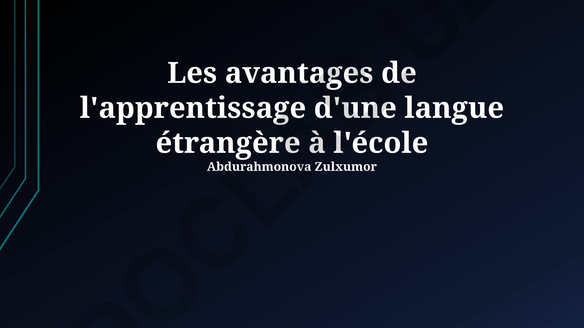 Les avantages de l'apprentissage d'une langue étrangère