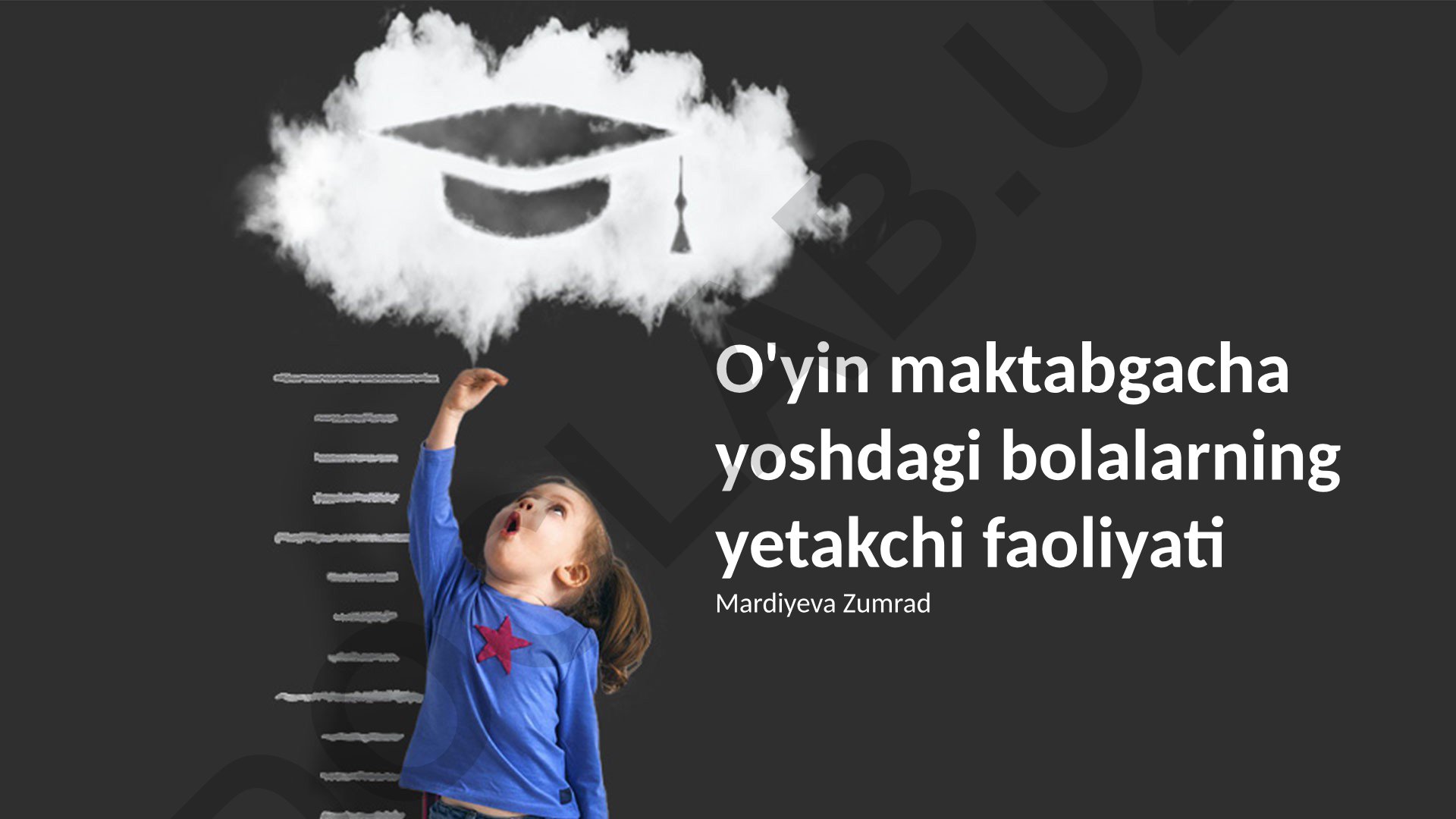 O'yin maktabgacha yoshdagi bolalarning yetakchi faoliyati