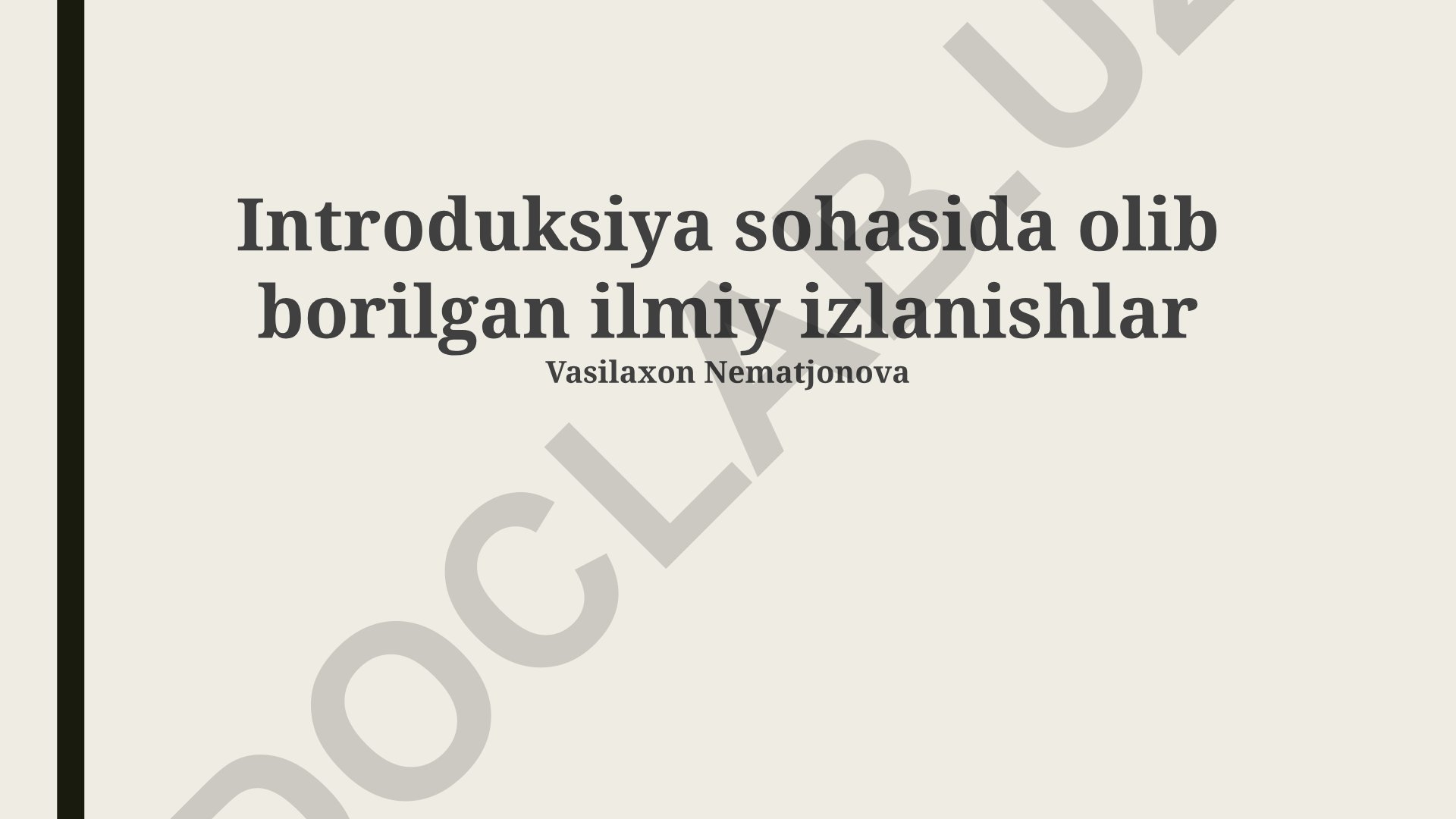Ilmiy tadqiqot metodlari va kelajakdagi yo'nalishlar