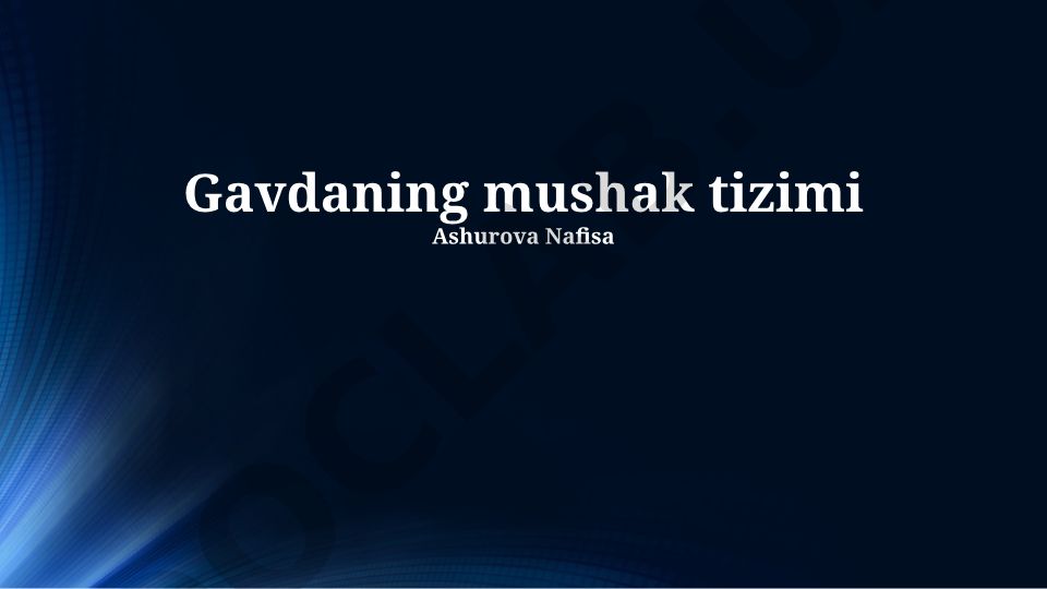 Harakat-tayanch tizimi tuzilishi, vazifalari va kasalliklari