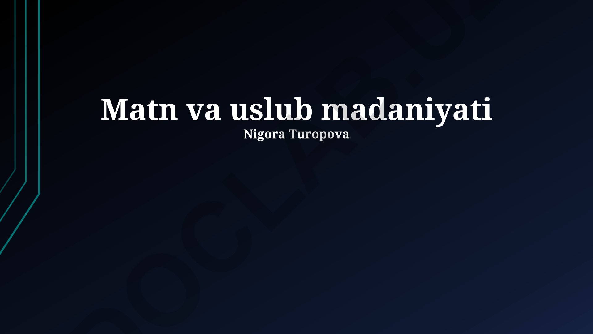 Matn va Uslub Madaniyatining Zamonaviy Ko'rinishlari va Ta'siri