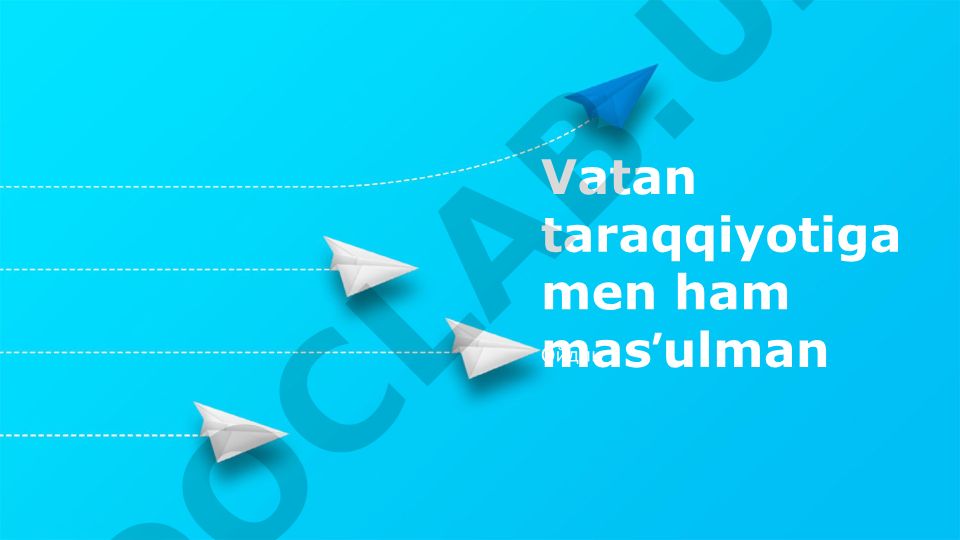 Vatan taraqqiyotiga shaxsiy hissa qo'shish va milliy rivojlanish