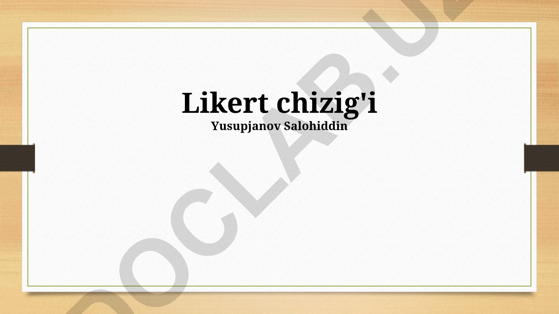 Likert Shkalasi: Ta'rif, Turlari va Qo'llanilishi