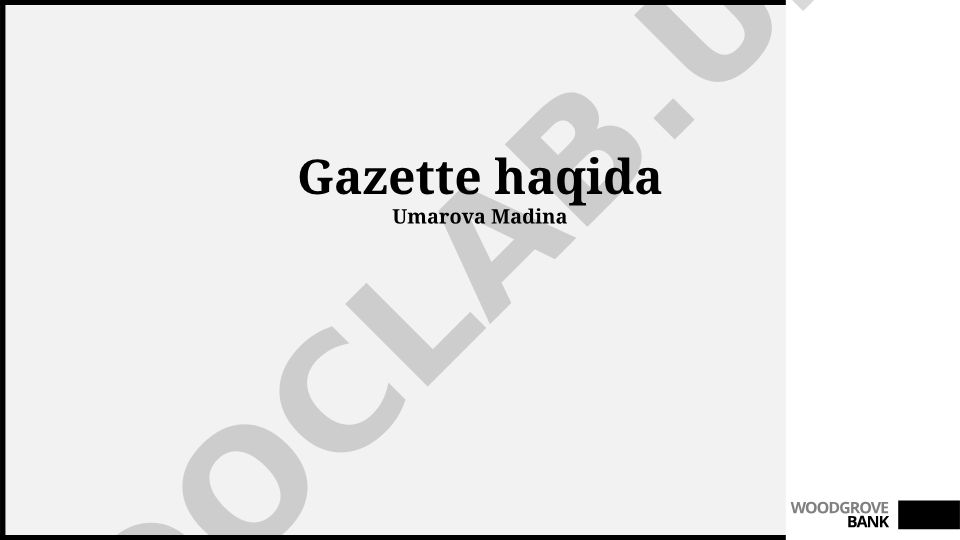 Gazeta.uz onlayn versiyasi: ta'siri, tarixi va tarkibi