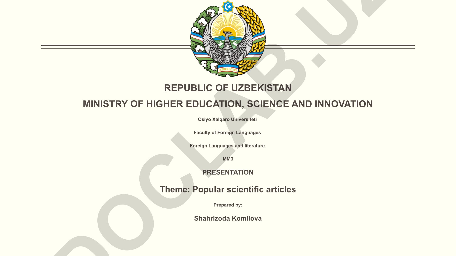 Popular scientific articles