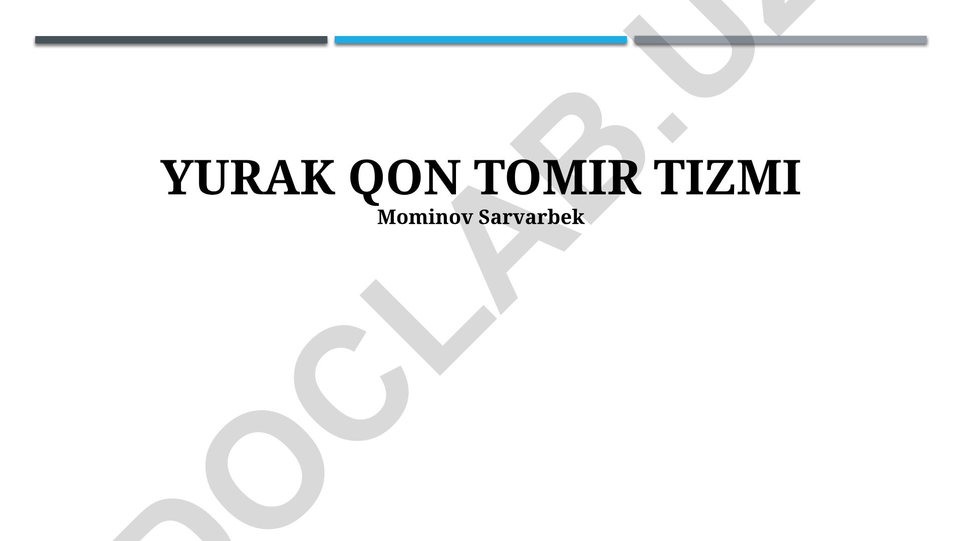 Yurak-qon tomir tizimining tuzilishi, funksiyalari va kasalliklari