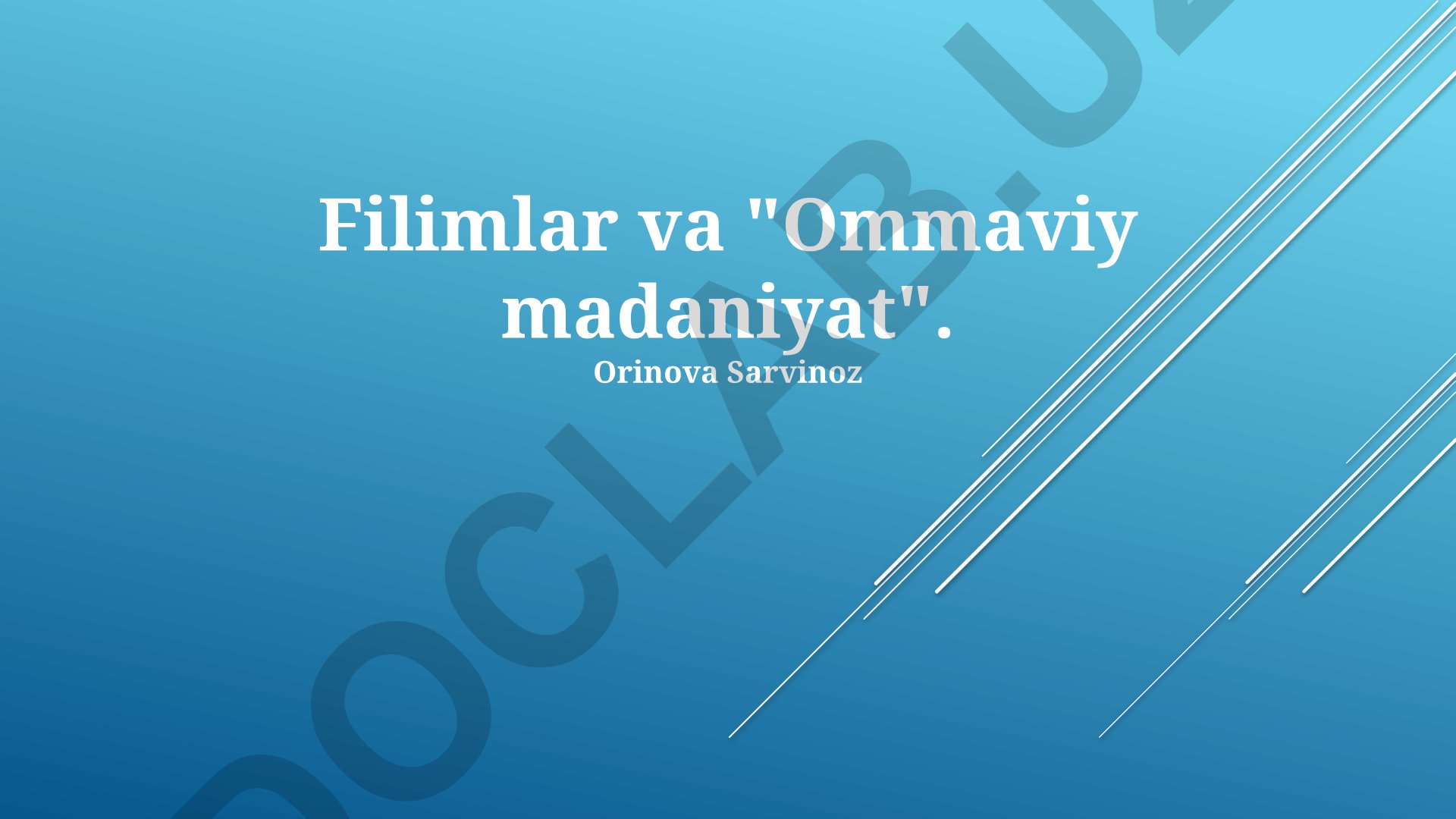 Filmlar va Ommabop Madaniyat: O'zaro Aloqalar va Ta'sir