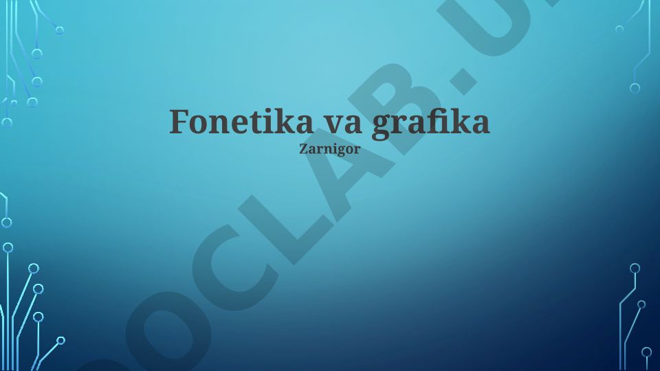 Fonetika va grafikaning qo'llanilishi va kelajak yo'nalishlari