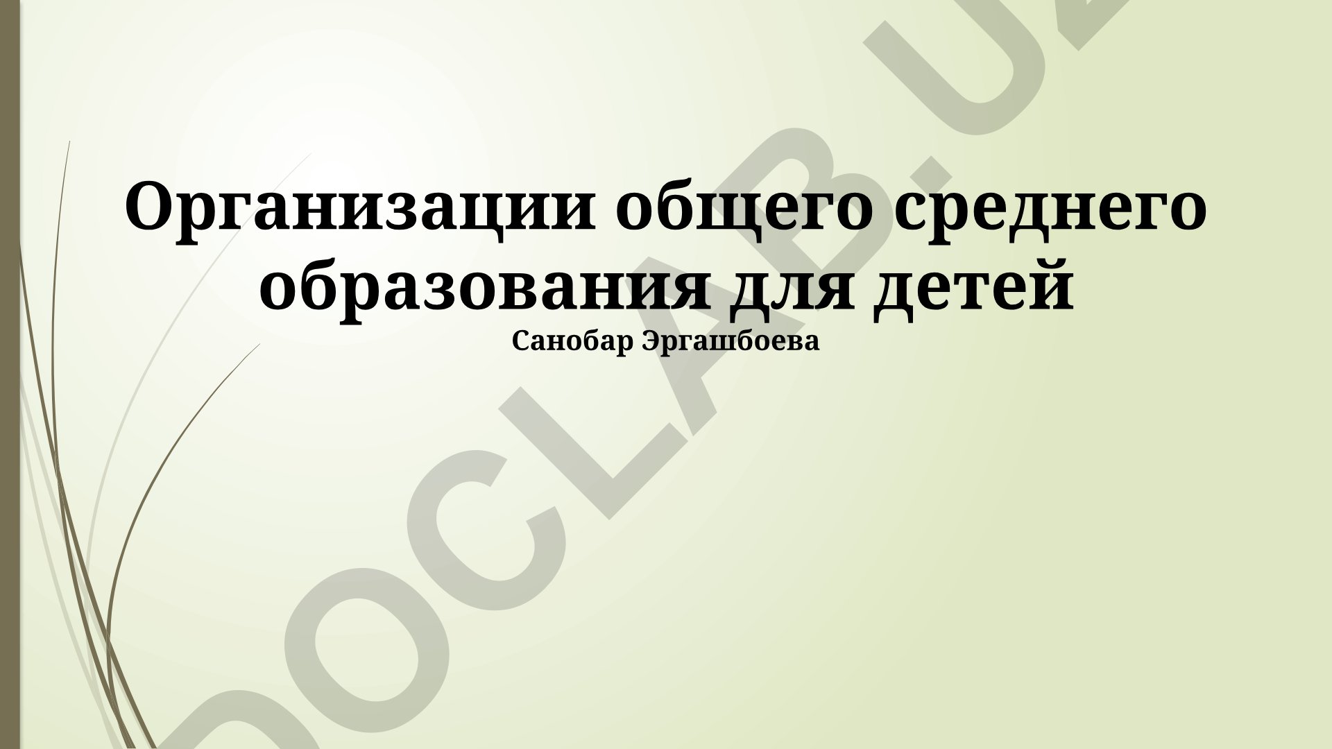 Обзор организаций общего среднего образования для детей