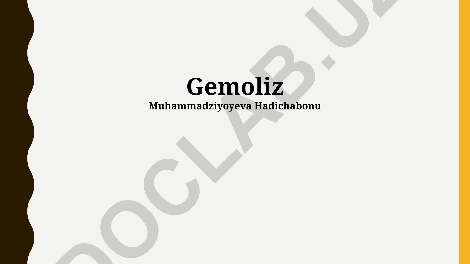 Gemolitik anemiya turlari, sabablari va diagnostikasi