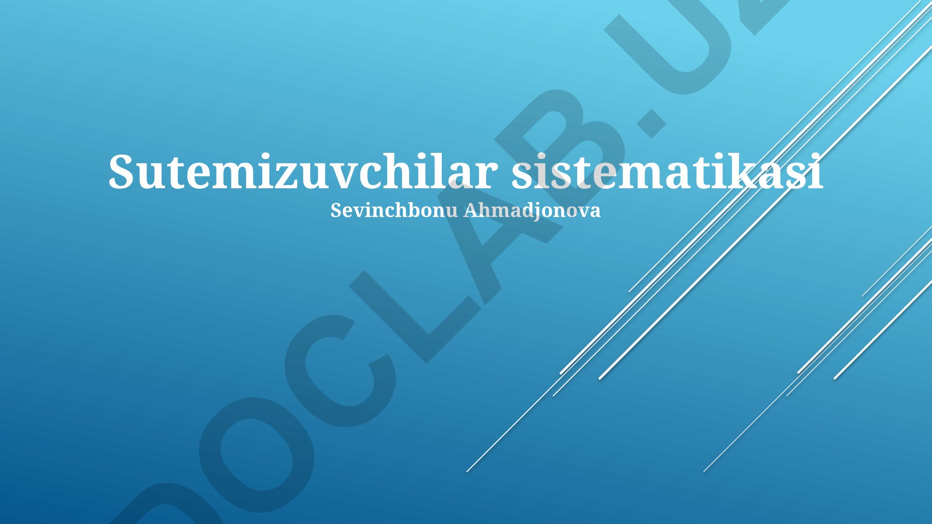 Ultratovushli tozalash tizimlari va texnologiyalari