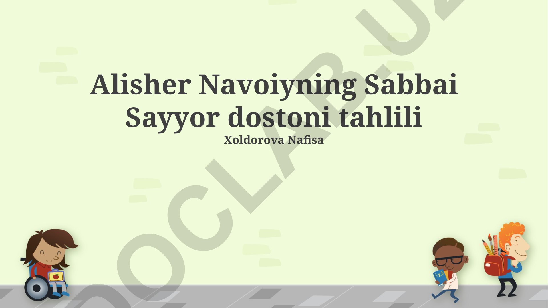 Alisher Navoiyning Sab'ai Sayyor dostoni tahlili