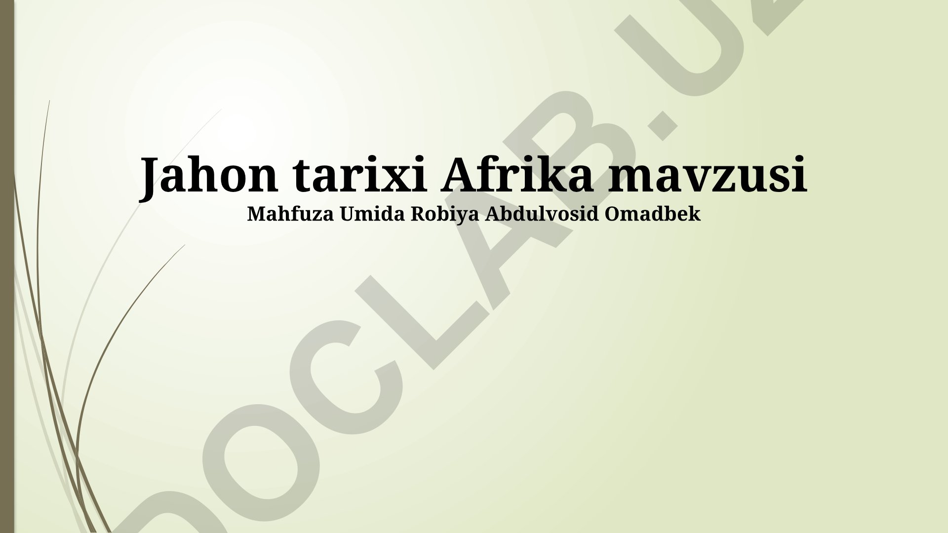 Afrika imperiyalari, qadimgi tarixi va mustaqillik harakati
