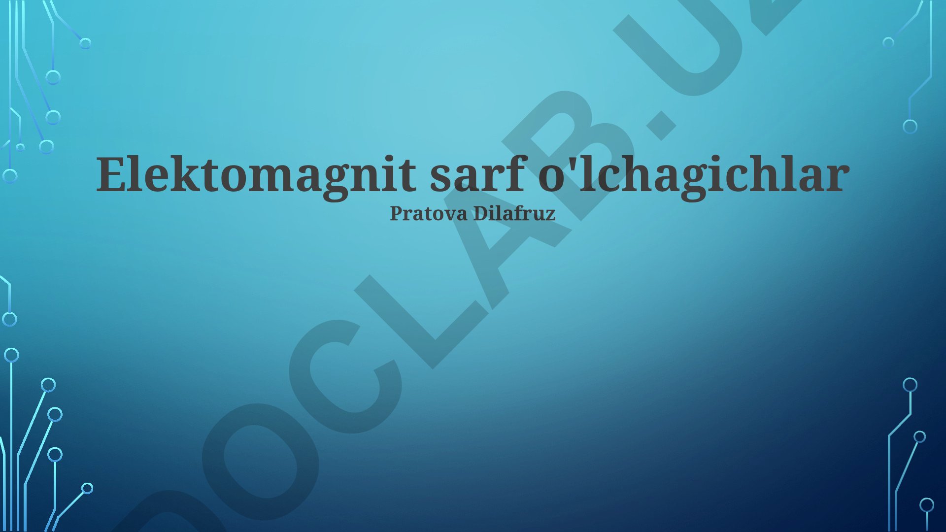 Elektromagnit oqim o'lchagichlari: turlari, printsipi va xususiyatlari