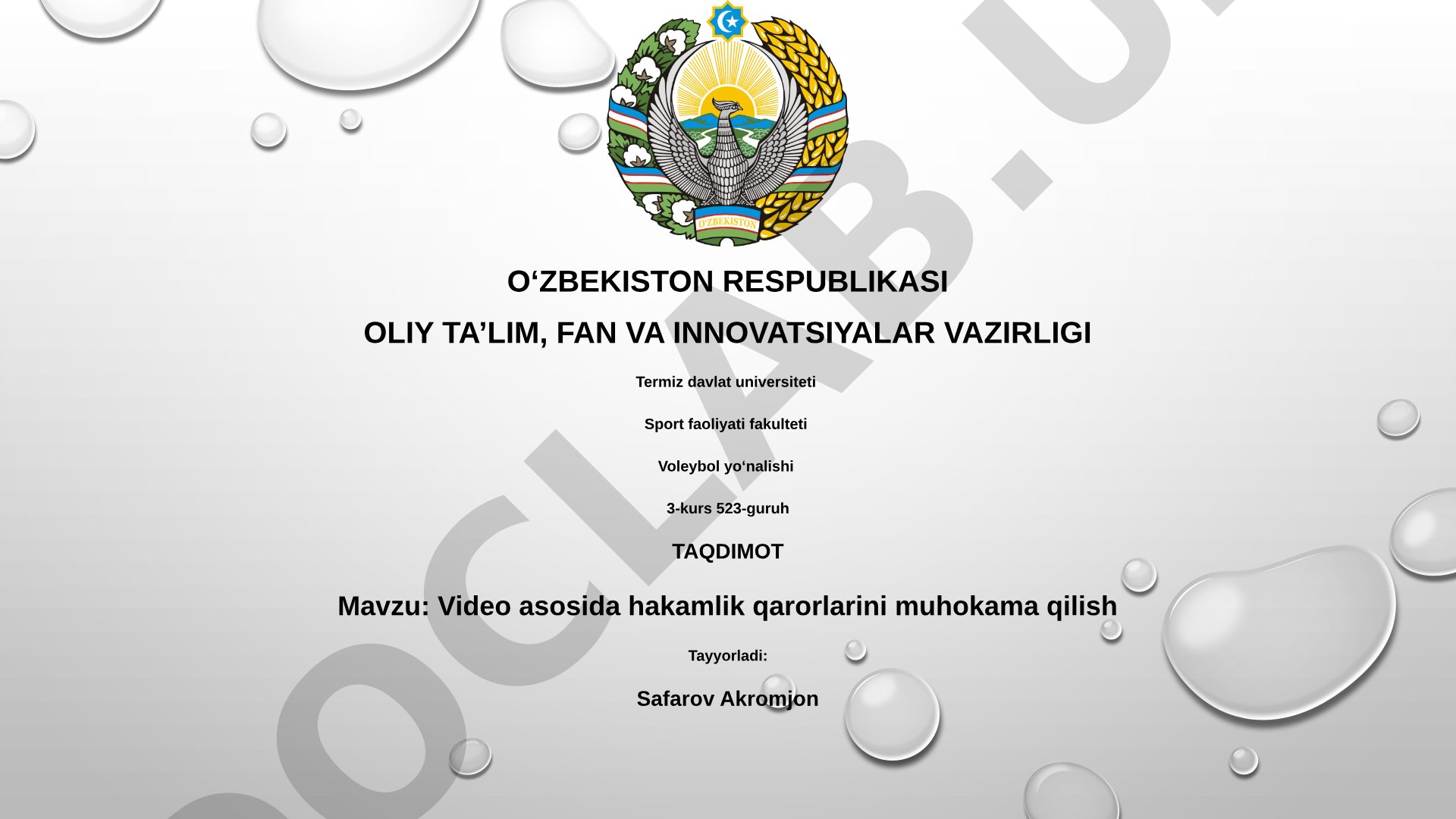 Video asosida hakamlik qarorlarini muhokama qilish