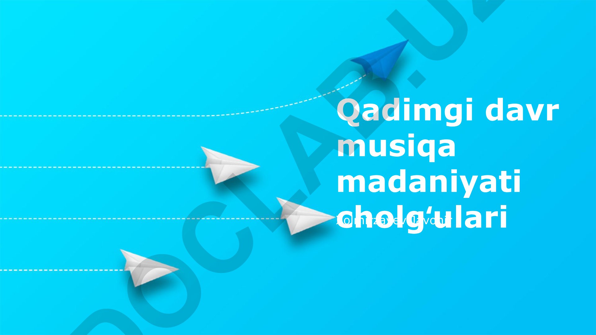 Qadimgi davr musiqa madaniyati cholgʻulari