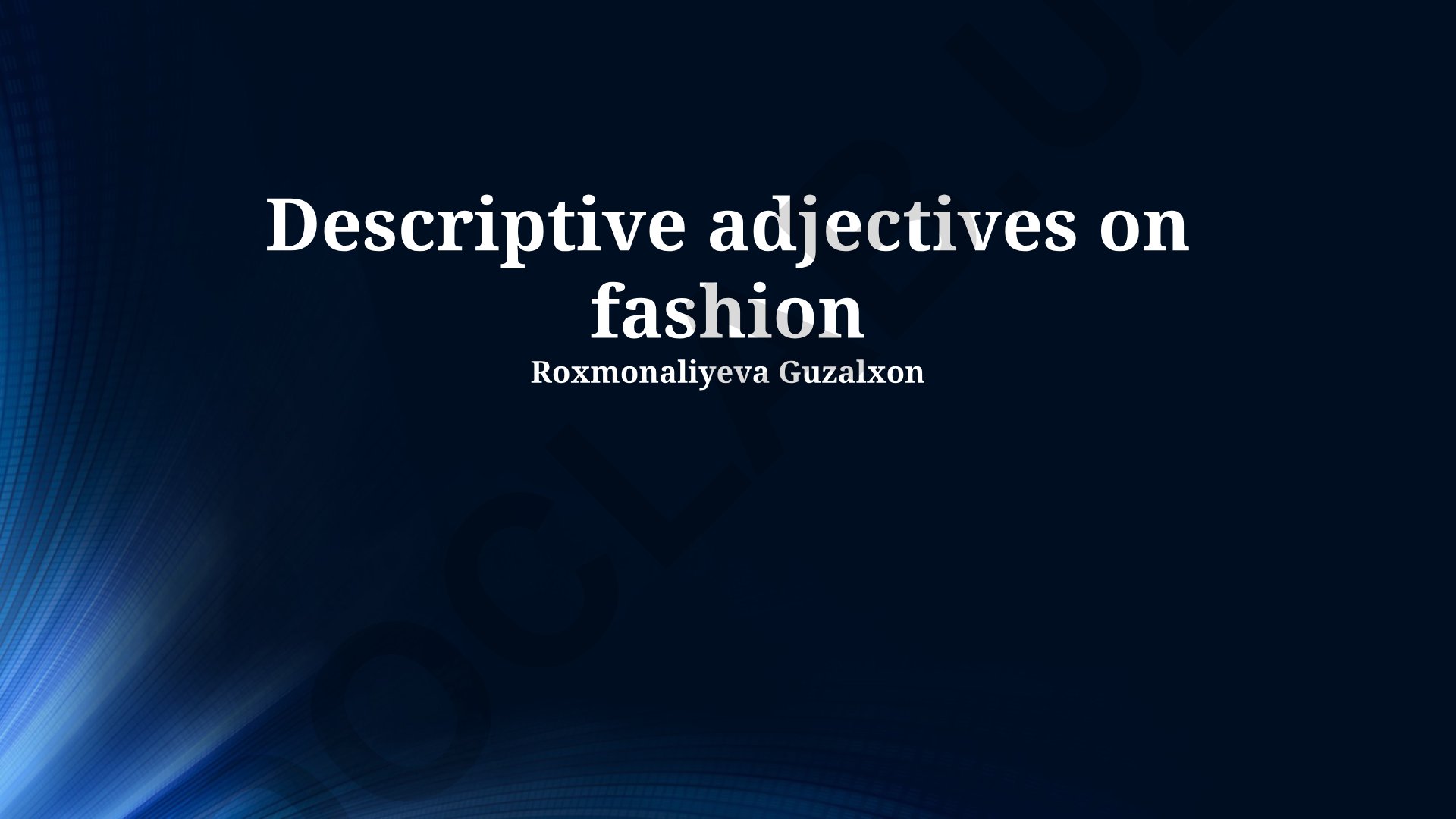 Defining Style: Core Concepts & Aesthetics in Fashion