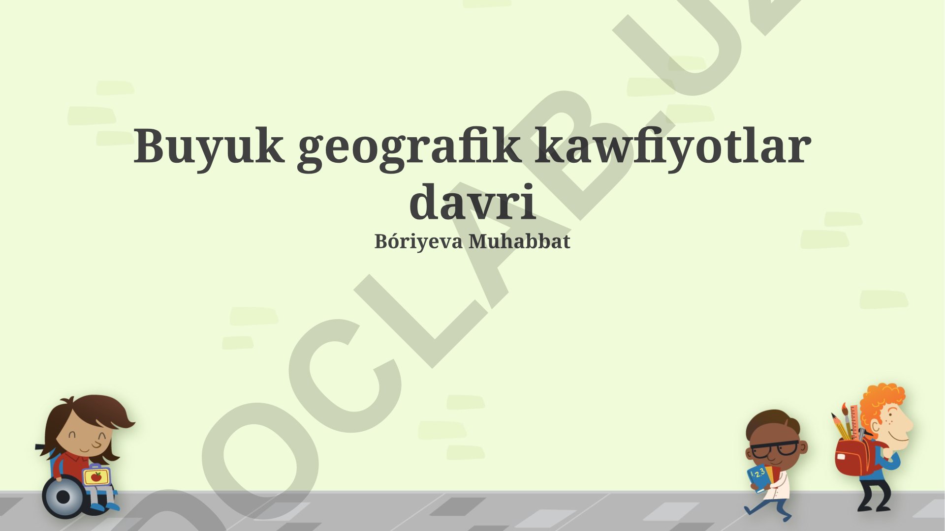 Buyuk geografik kashfiyotlar davri