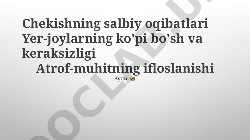 Ortiqcha yaylovning atrof-muhitga salbiy ta'siri va barqaror chorvachilik yechimlari