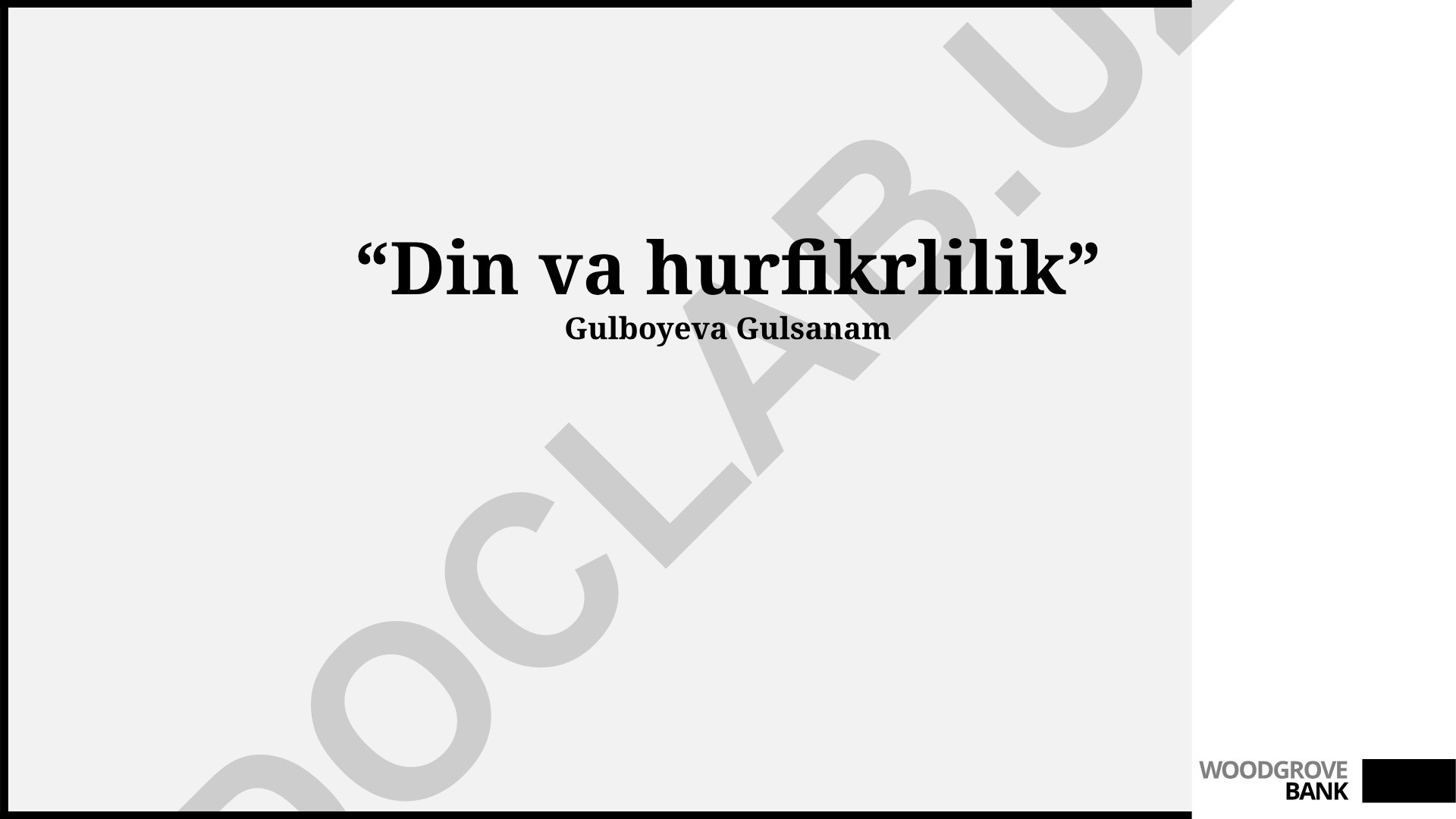 Din va hurfikrlilik: xurofotning kelib chiqishi, ta'siri va unga qarshi kurash