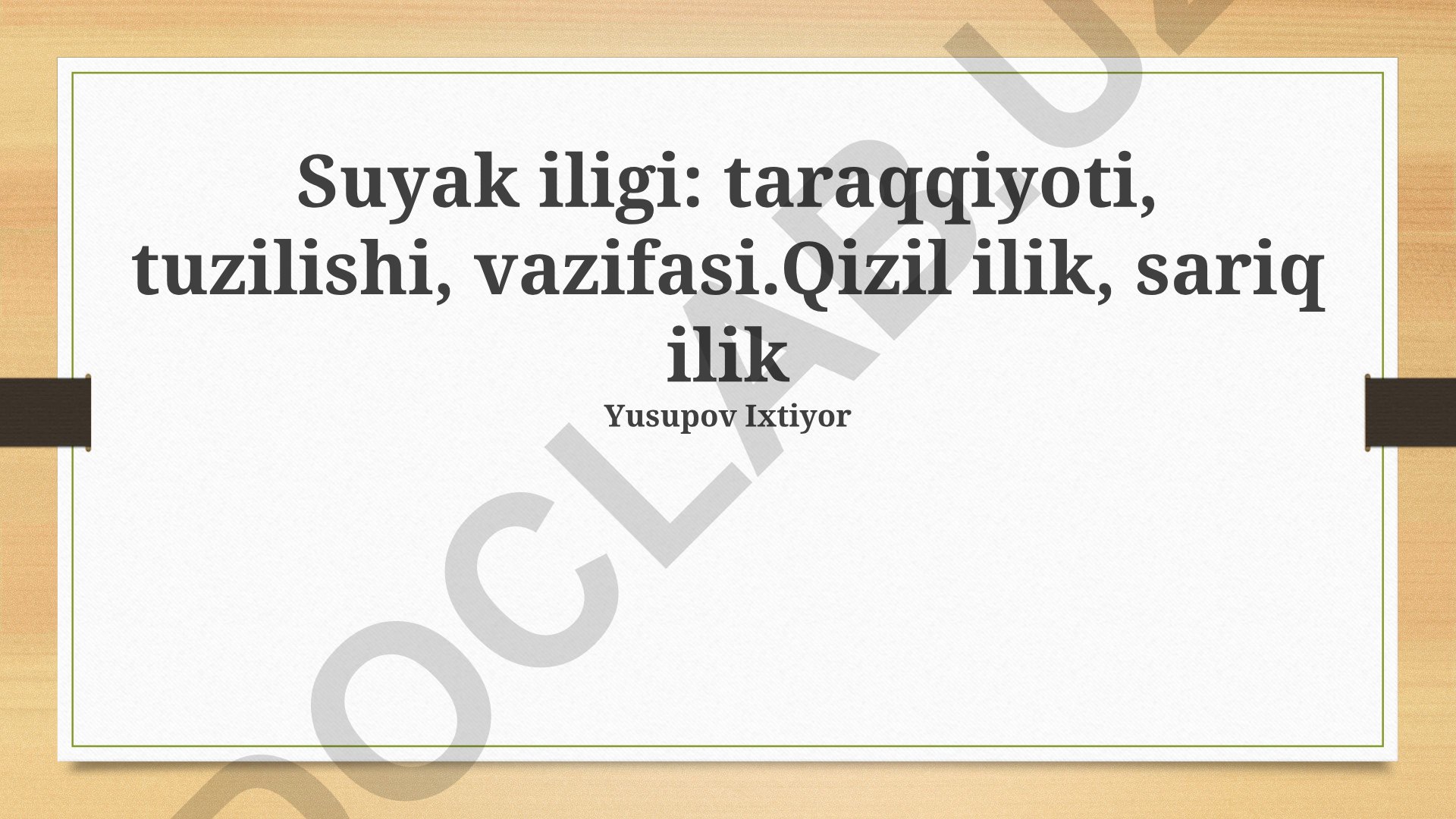 Suyak iligi: taraqqiyoti, tuzilishi, vazifasi