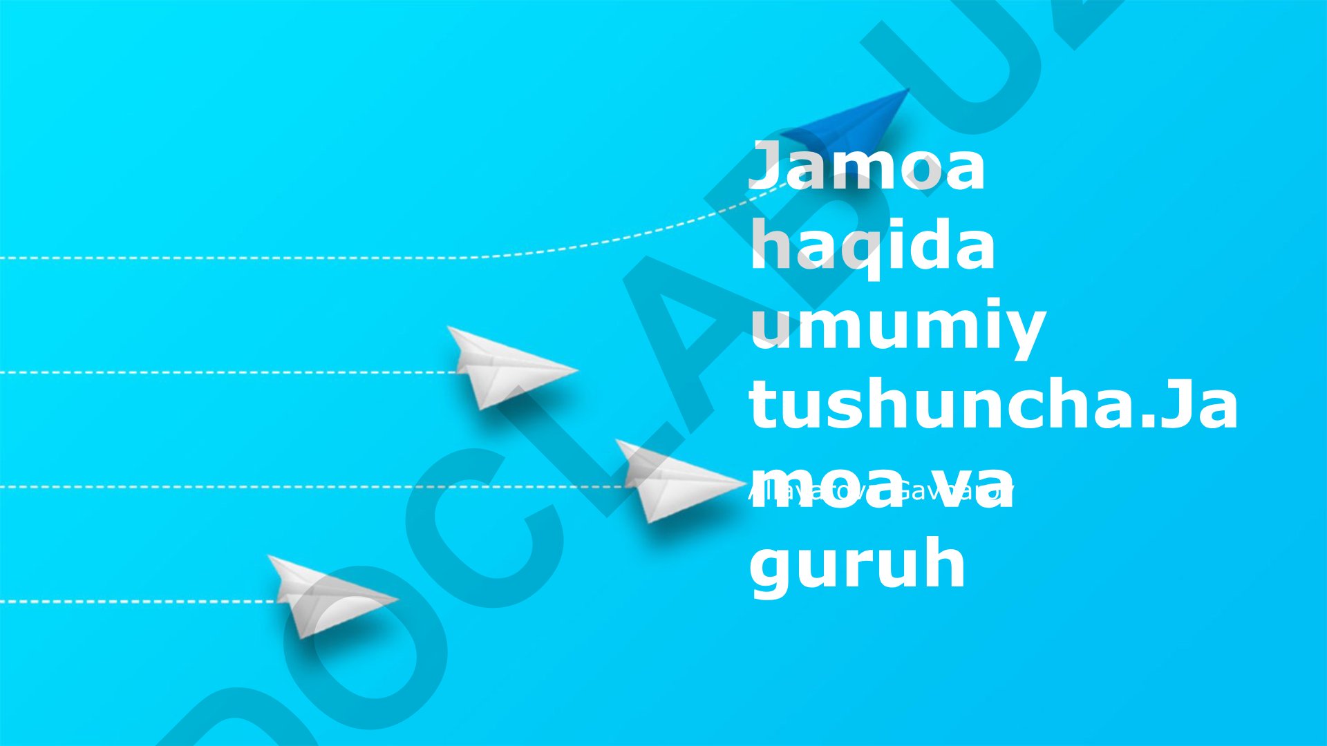 Jamoa va guruh farqi, jamoa samaradorligi va liderligi