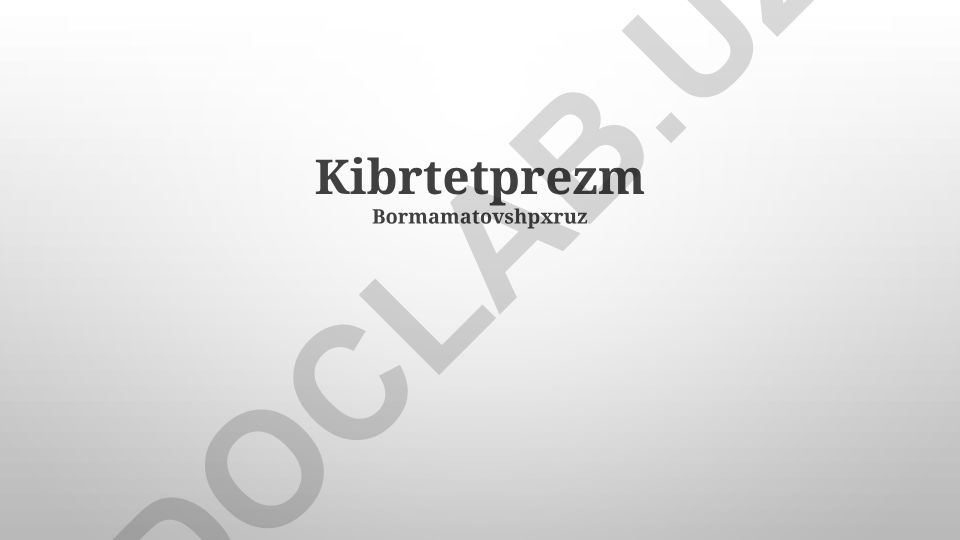 Kibrtetprezm so'zining mavjud emasligi va imlo xatosi ehtimoli