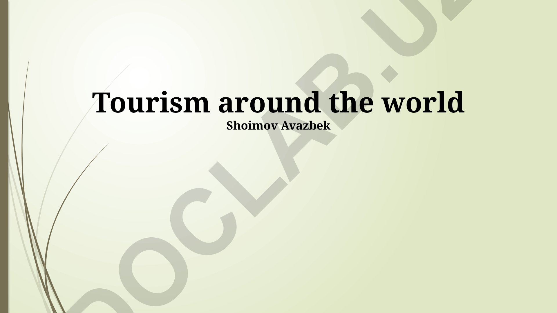 Global Tourism Trends and Sustainable Tourism Development