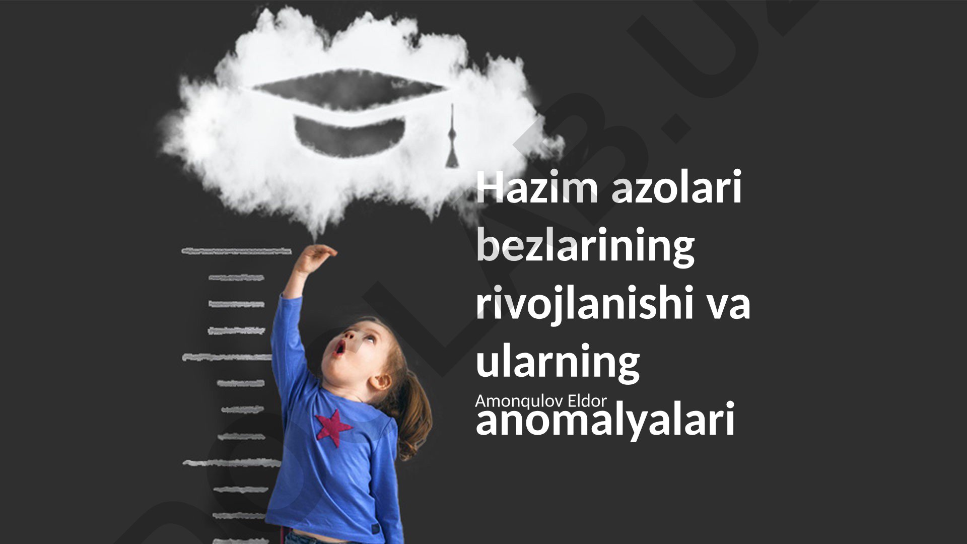 Hazim azolari bezlarining rivojlanishi va ularning anomalyalari